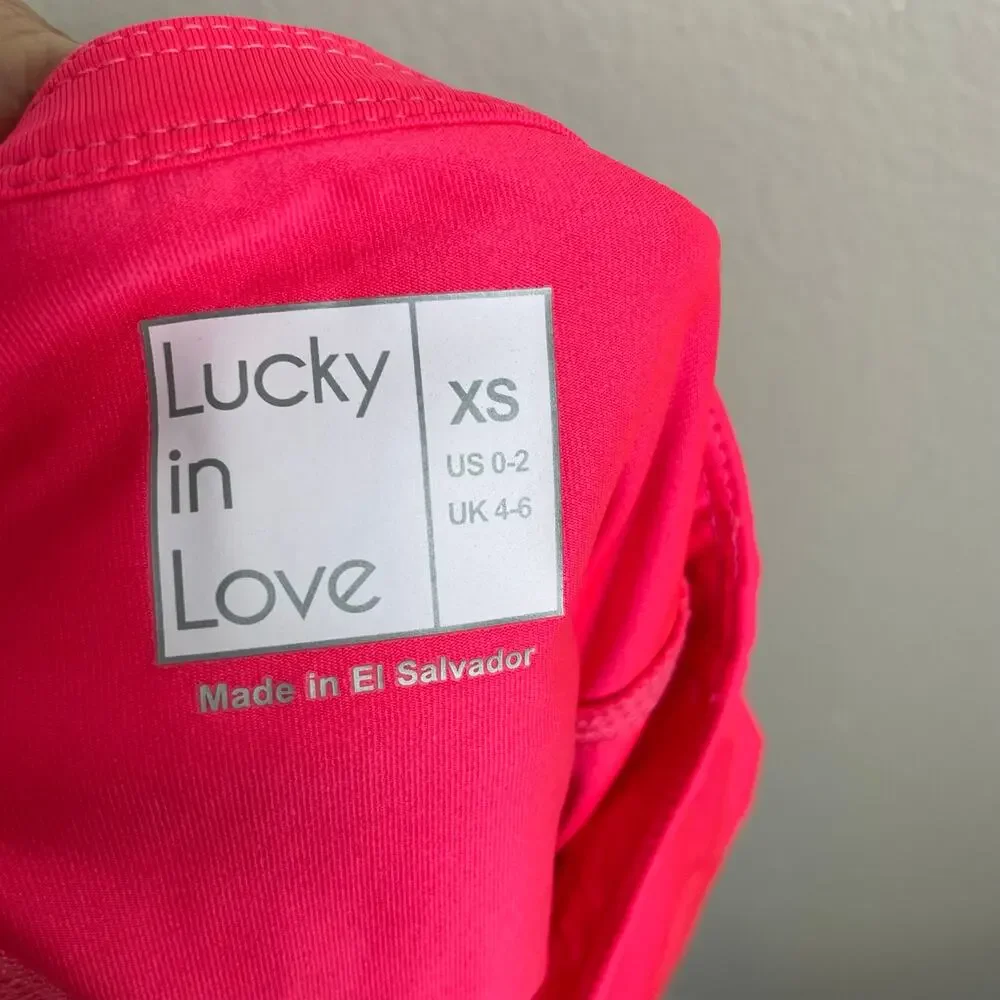 Lucky in Love Pink Pleated Athletic Skort XS
